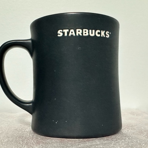 Starbucks Orange Mermaid Etched Design Collectible Coffee Mug Set of Two - Picture 7 of 10